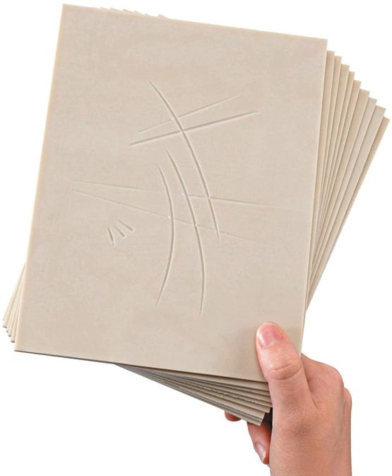 Essdee 3.0/SC2 Softcut Printing Block 150x100x3mm Pk2, PVC, Beige, 150x100mm - Image 2