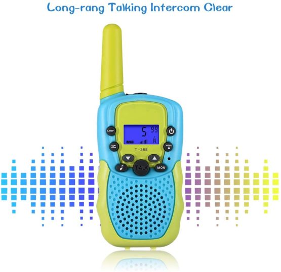 Kearui Toys for 3-12 Year Old Boys, Walkie Talkies for Kids 22 Channels 2 Way Radio Toy with Backlit LCD Flashlight, 3 Miles Range for Outside Adventures, Camping, Hiking - Image 4