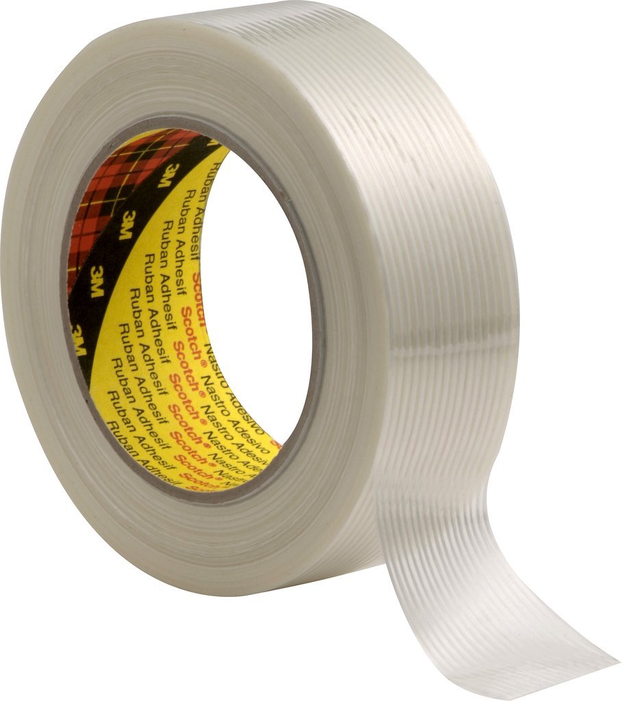 Scotch DE272958260 General Purpose Filament Tape, 50 mm x 50 m, Translucent, Transparent