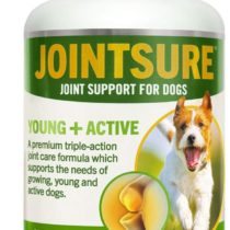 JOINTSURE Joint Support Supplements for Dogs - 300 Pack, Aids Stiff Joints, Supports Joint Structure & Maintains Mobility in Young/Active Dogs | Triple Formula with Green Lipped Mussel & Glucosamine