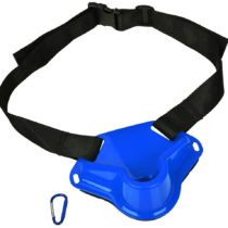 Fighting Belt Adjustable Fishing Fighting Belt Waist Rod Pole Holder Rod Racks Holder Belt for Fishing(Blue)