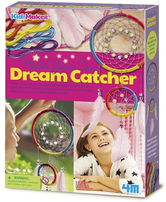 4M 404732 Make Your Own Dream Catcher, Blue/Green