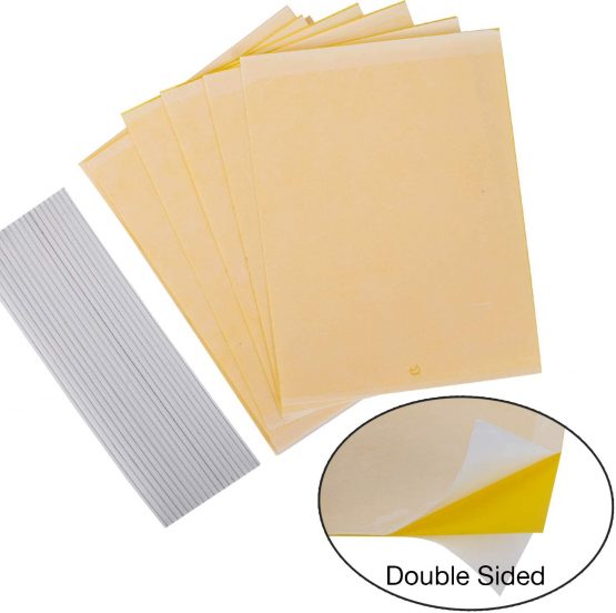 KINBOM 20-Pack Yellow Dual-Sided Sticky Fly Traps for Plant Insect Like Fungus Gnats, Flying Aphid, Whiteflies, Leafminers, Other Flying Plant Insect, (6X8 Inches, Twist Ties Included) - Image 2