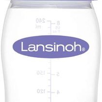 Lansinoh Wide-Necked Baby Bottle with NaturalWave Teat