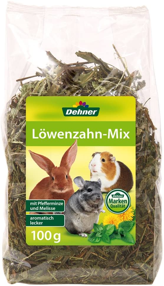 Dehner Rodent Snack Dandelion Mix 6 x 100 g (600 g), 600 g (Pack of 1) - Image 2