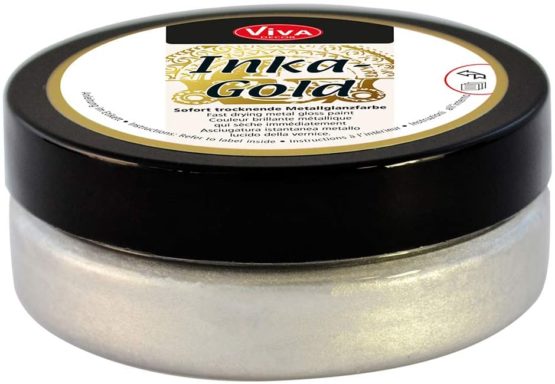 Viva Decor Platinum-Inka Gold, Acrylic, Multicolour, 7.11x7.11x3.17 cm