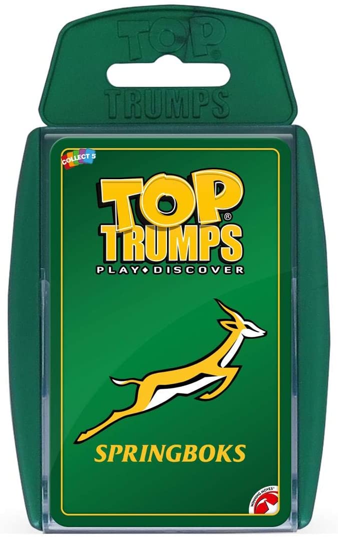 Top Trumps Springbok Card Game, Black