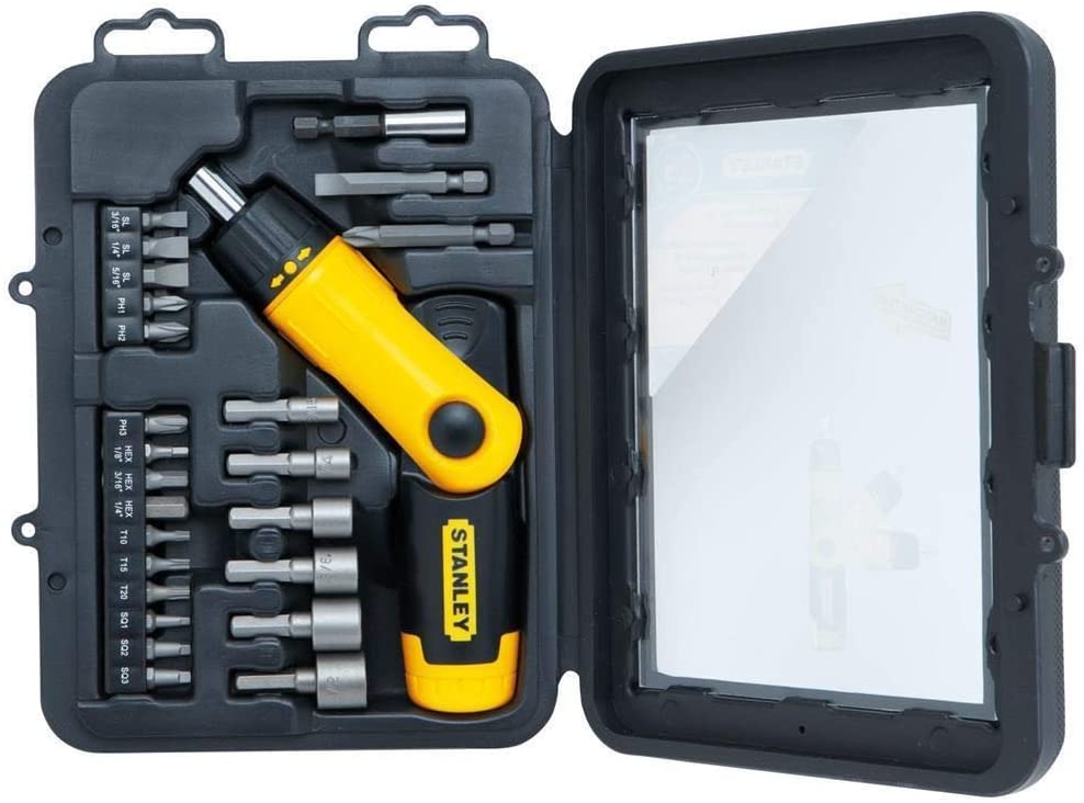 Stanley 0-63-022 Pistol Grip Screwdriver, Multi-Colour, Set of 24 Piece - Image 4