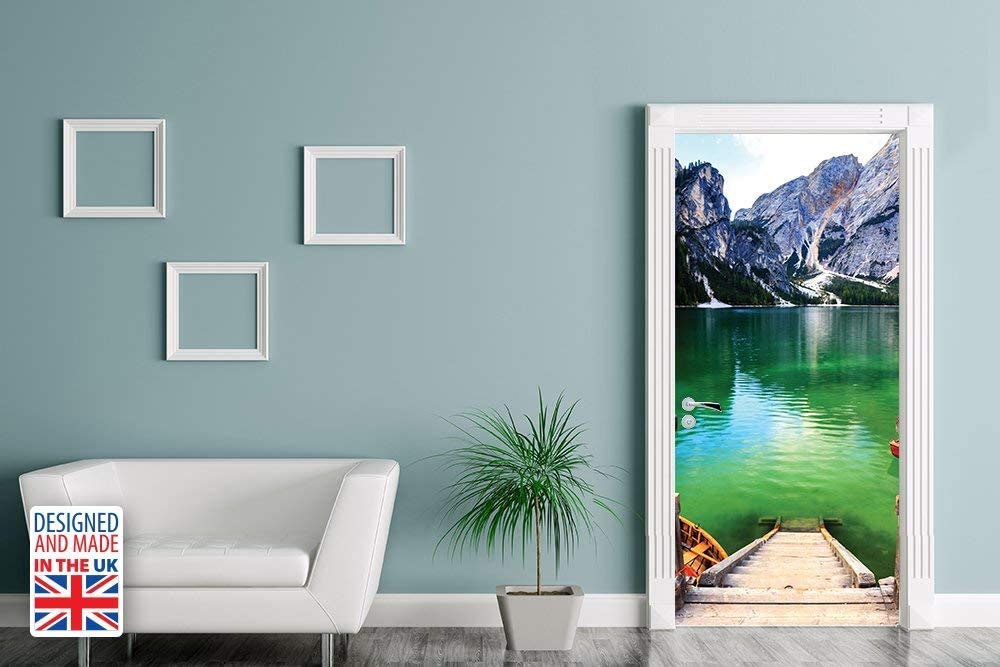 WALPLUS Mountain Landscape Wall Sticker, Vinyl, Multi-Colour, 103 x 5.4 x 5.4 cm - Image 4
