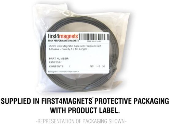 Magnet Expert Yellow 19mm wide x 0.76mm thick Magnetic Gridding Tape ( 5 Metre Length ) - Image 2