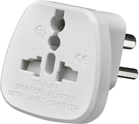 Gadgets Hut UK - 2 x UK to India Travel Adapters, 3 Pin Prong Plugs for Visitor from UK, Europe, USA, Australia to India (Pack of 2) - Image 3