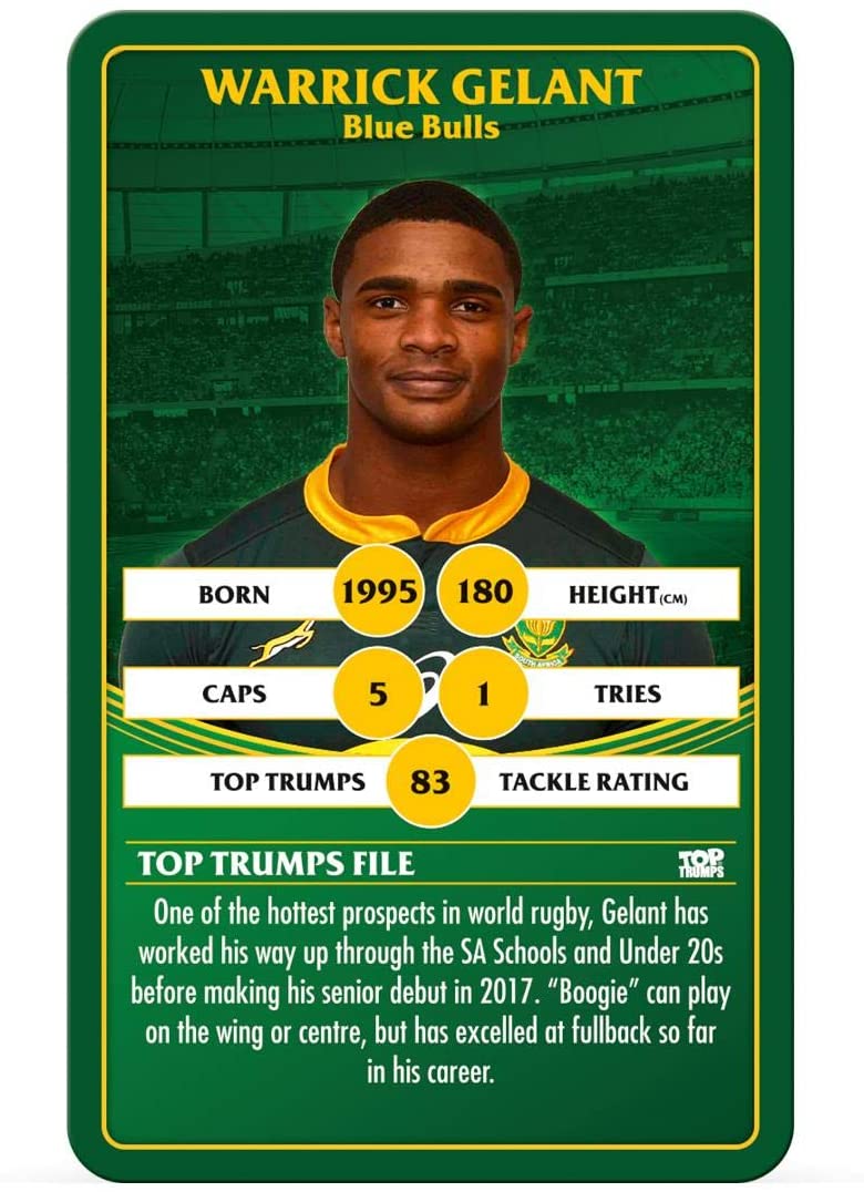 Top Trumps Springbok Card Game, Black - Image 4