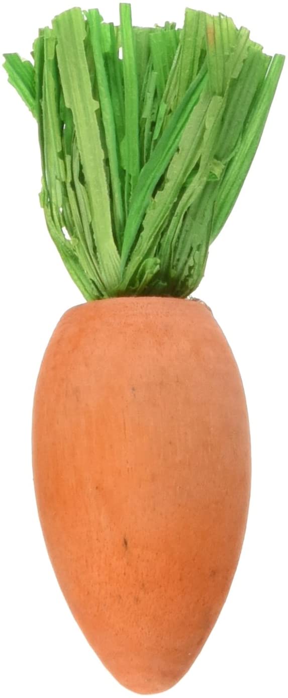 Rosewood Boredom Breaker Woodies Play Carrots, Rabbit Toys & Toys for Small Animals, clear