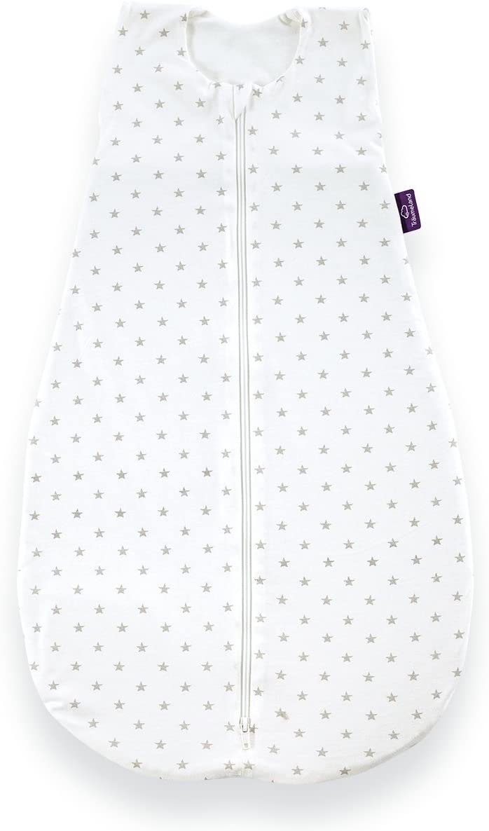Träumeland S0200103 Summer Sleeping Bag with Love Design Grey Stars Size 70 cm