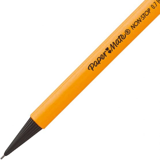Paper Mate Non-Stop Mechanical Pencil | 0.7mm | HB #2 | Yellow Barrel | 12 Count - Image 4