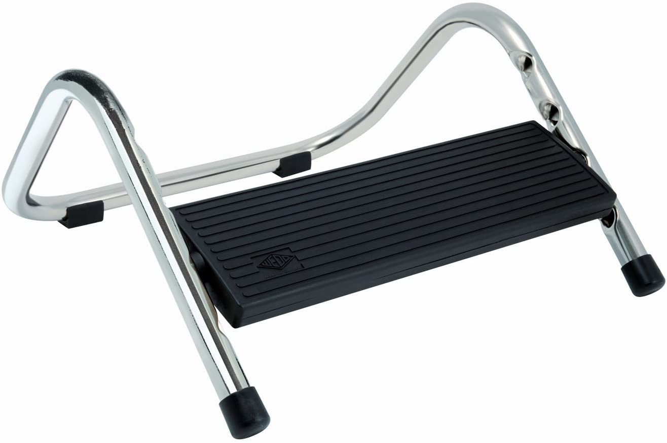 Wedo 103 21161 Trittboy Footrest, Silver, 34.5 x 33.5 x 17 centimeter