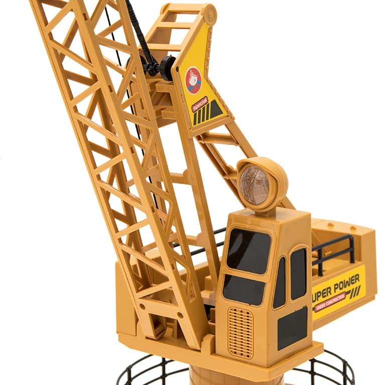 Theorema- Multifunction Crane with Lights, 360 Degree Wheel and Filoguide Remote Control, 65268, Yellow - Image 2