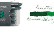 Caran d'Ache CD8021.21 Ink Cartridges - Vibrant Green (Pack of 6)
