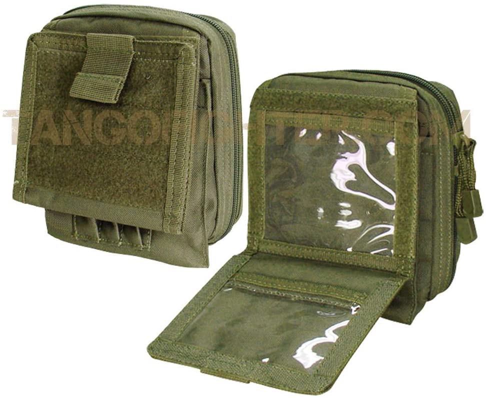 Condor Molle Olive Drab Card Case, Olive (Drab Olive), 7"H x 6"W x 2"D