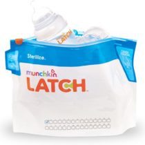 Munchkin Cool Touch Microwave Steriliser Bags, Pack of 6 Reusable Bags