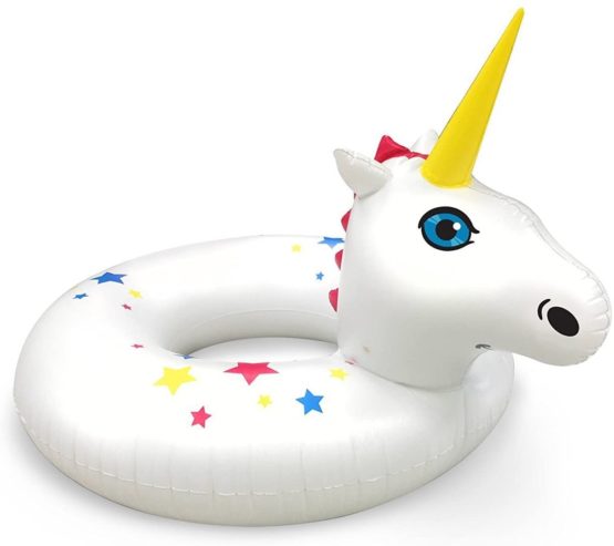 BigMouth Inc Giant Unicorn Pool Float, 4 Feet Tall, Fade Resistant Vinyl, Fun Water Toy - Image 3