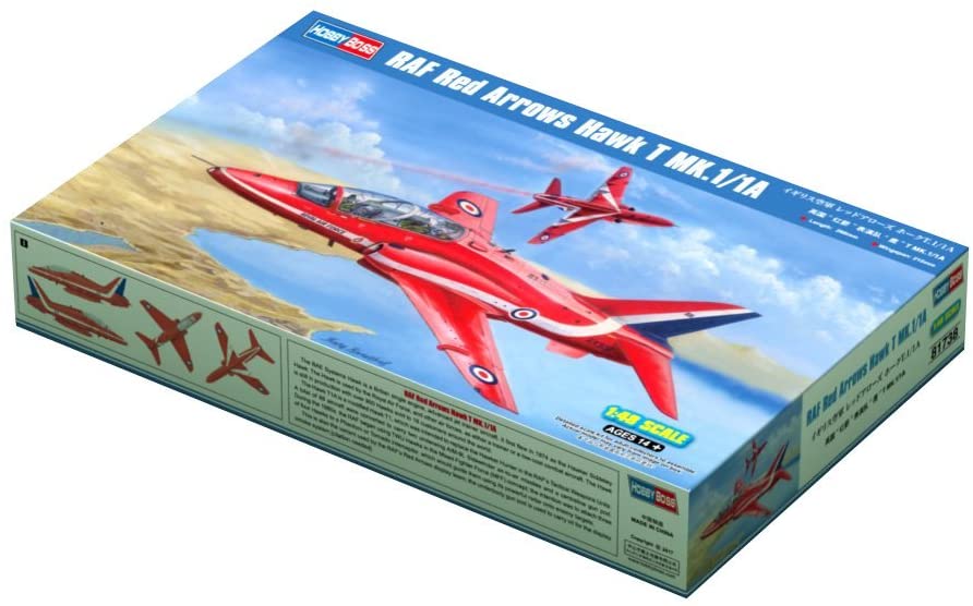 Hobbyboss 81738 "RAF Red Arrows Hawk T MK1/1a Plastic Model Kit, 1:48 Scale - Image 2