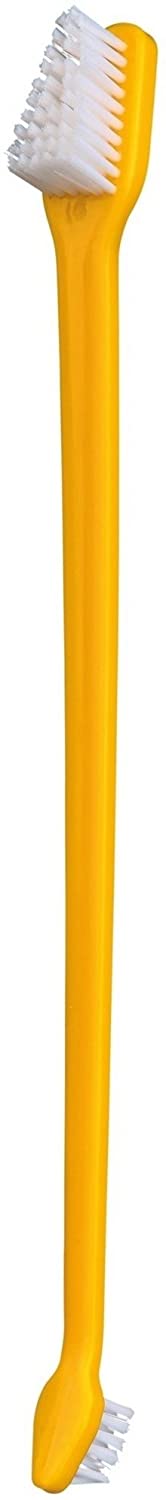 TRIXIE toothbrush set for dogs and cats - 4 pieces - 23 cm - red and blue - targeted cleaning of all teeth - 2558