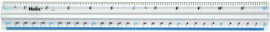 Helix 12 inch 30cm Finger Grip Ruler - Image 3