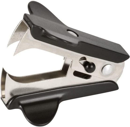 Q-Connect Staple Remover, 6 x 4 x 3 cm, Black - Image 3