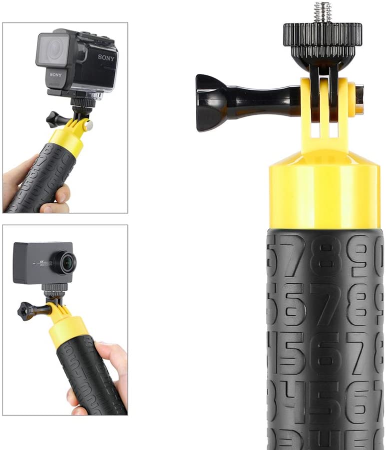 SOONSUN Waterproof Floating Hand Grip for GoPro Hero 13 12 11 10 9 8 7 6 5 4 3+ 2, Session, Fusion, Max, SJCAM, AKASO - Image 4