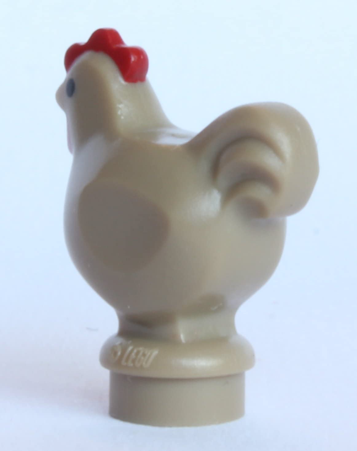 LEGO® City - 2 Chickens - White and Brown - Farm Animals - Image 2