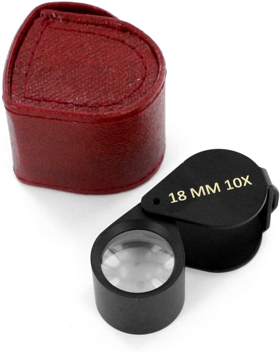 Modelcraft Jewellers Loupe Double Lens Mag.10X, Pack of 1, Black