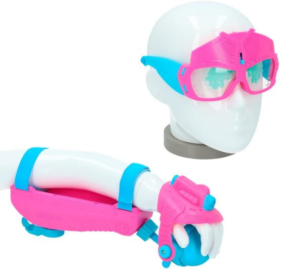 Eolo Water Pitcher and Glasses Aqua Gear, Pink and Blue (colorbaby 43653) - Image 2