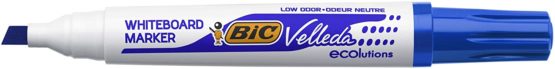 BIC Velleda 1751 Ecolutions Dry Erase Felt - Blue, Box of 12 - Image 3