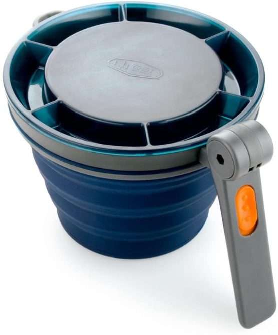 GSI Unisex's Faltbarer Becher mit Klappgriff Mug, Blue, One Size - Image 2
