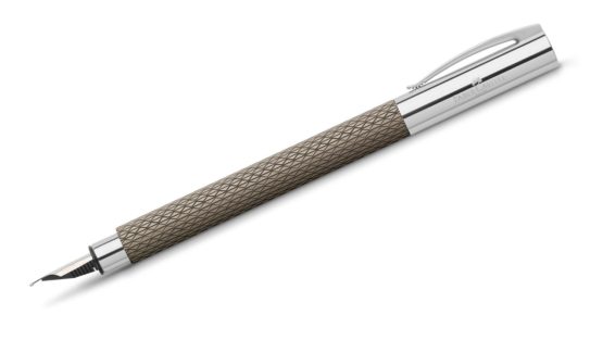 Faber-Castell Ambition Opart Medium Fountain Pen - Black Sand