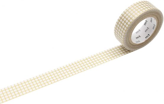 mt Masking Tape 1P"Hougan Gold" Washi Masking Tape - Gold