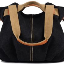 Chikencall Women Ladies Bags Casual Vintage Hobo Canvas Mulit-Pocket Daily Purse Messenger Top Handle Shoulder Large Tote Shopper Handbag Shopping Graffiti European Style Bags