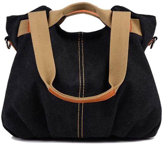 Chikencall Women Ladies Bags Casual Vintage Hobo Canvas Mulit-Pocket Daily Purse Messenger Top Handle Shoulder Large Tote Shopper Handbag Shopping Graffiti European Style Bags