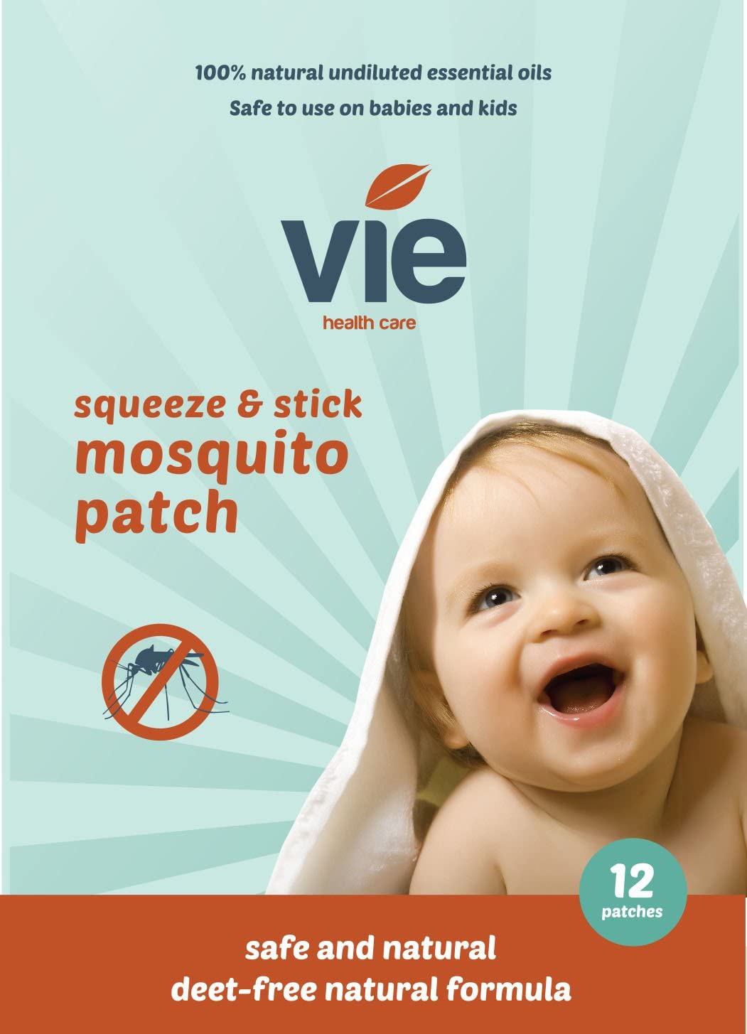 VIE Mosquito Patches DEET Free Perfect for The Family (48 Patches