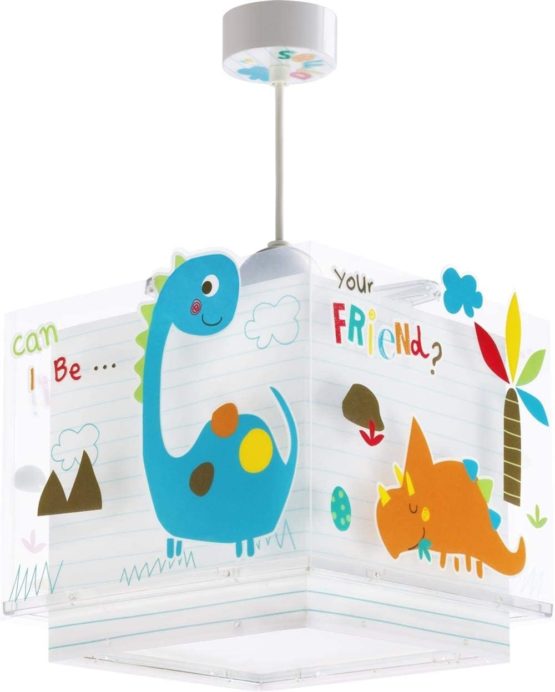 Dalber Dinos Hanging Lampshade E27, Multi-Colour