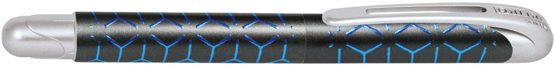 ONLINE ergonomic rollerball pen Blue Style for school & college soft grip part for left- and right-handed for standard ink cartridges, refillable pens for beginners, pupils, students - Image 2