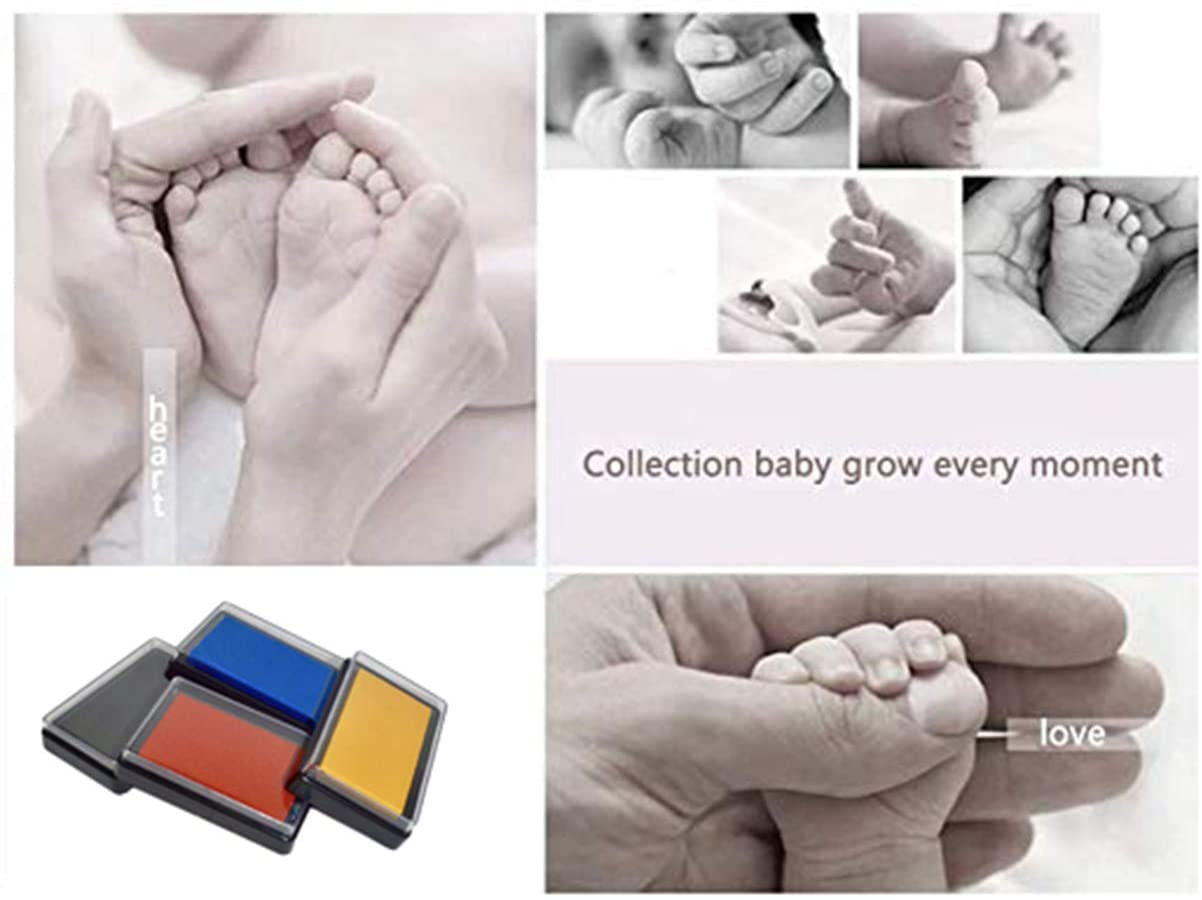 Baby Footprint Ink kit, CleanTouch Ink pad, Baby Hand and Foot Ink pad, Newborn Baby Handprint