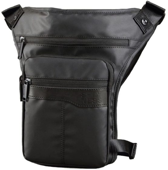 FiveloveTwo Small Waterproof Waist Fanny Pack Tactical Thigh Military Drop Leg Bag Multi-Purpose Racing Camping Hiking Motorcycle Bike Cycling Utility Pouch