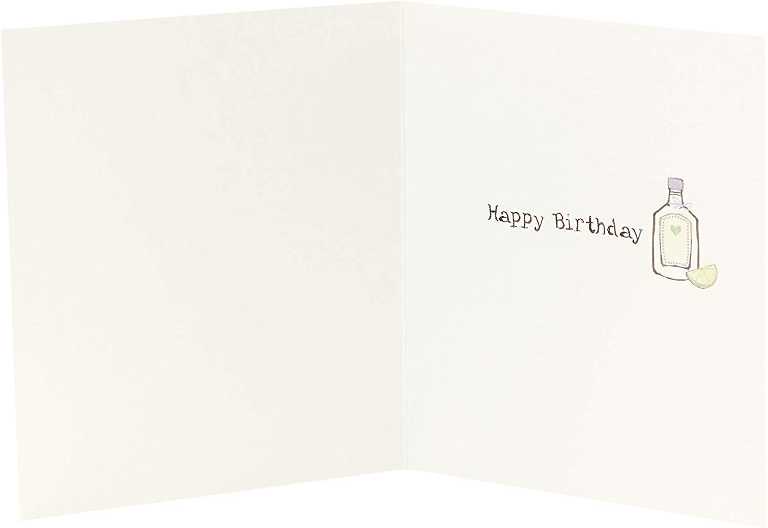 Gin O'Clock Wonderful Part Of The Day Birthday Greeting Card Funny Cards, Bday Friend Gin, 137 mm x 159 mm - Image 2