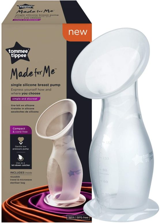 Tommee Tippee Silicone Manual Breast Pump and Let Down Catcher to Express, Relieve or Catch Excess Breast Milk ,423594 - Image 3