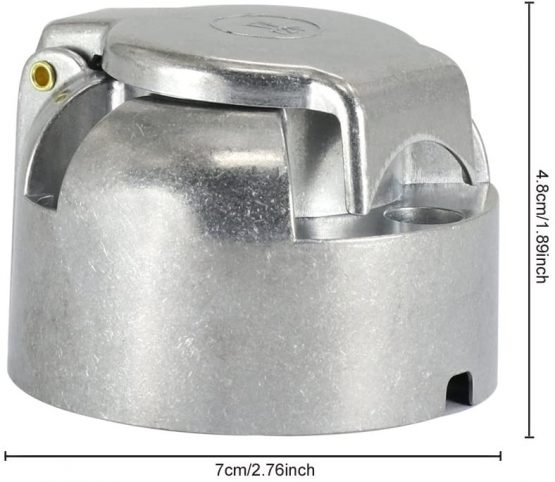 SmartSpec 7 Pin Metal Trailer Socket Connector Caravan Towbar Towing Light - Image 4