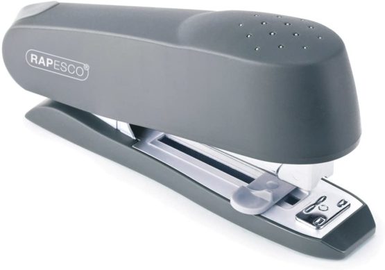 Rapesco R74726B3 7470 Front Loading Stapler, 50 Sheet Capacity, Black