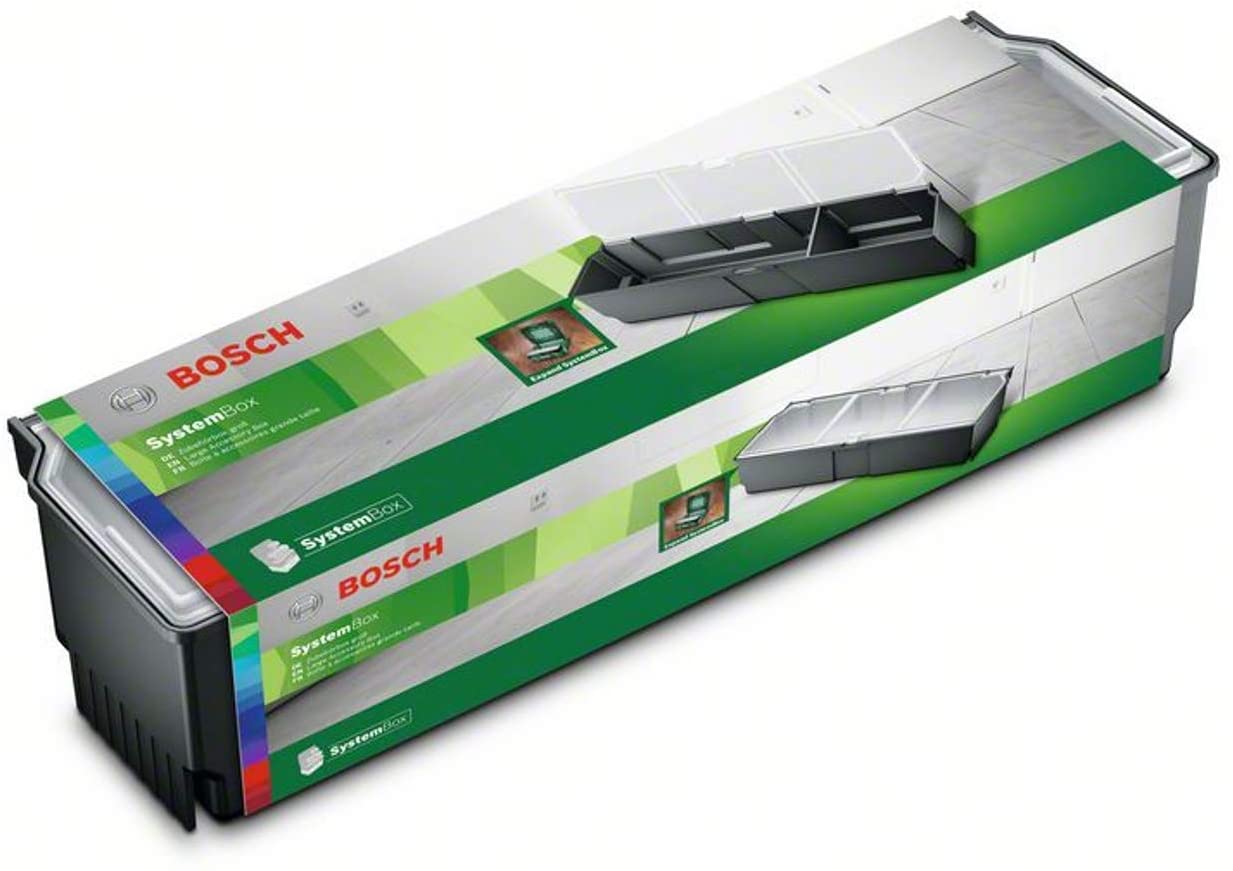 Bosch Storage Box (for Systembox 3/9 Large, in Carton Packaging), Green, Zubehörbox | SystemBox S | Bedeckt 1/3 - Image 2