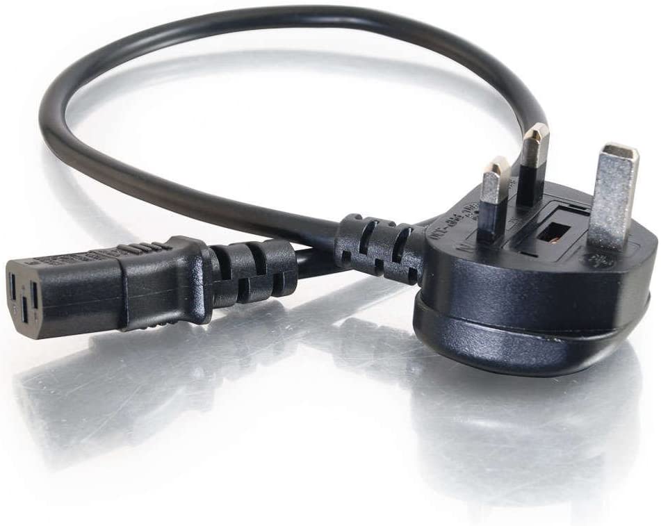 C2G 88513 2 Metre UK Power Cable (IEC320C13 to BS 1363) 6 Foot Kettle Lead/Power Cord, Black, 2M - Image 2
